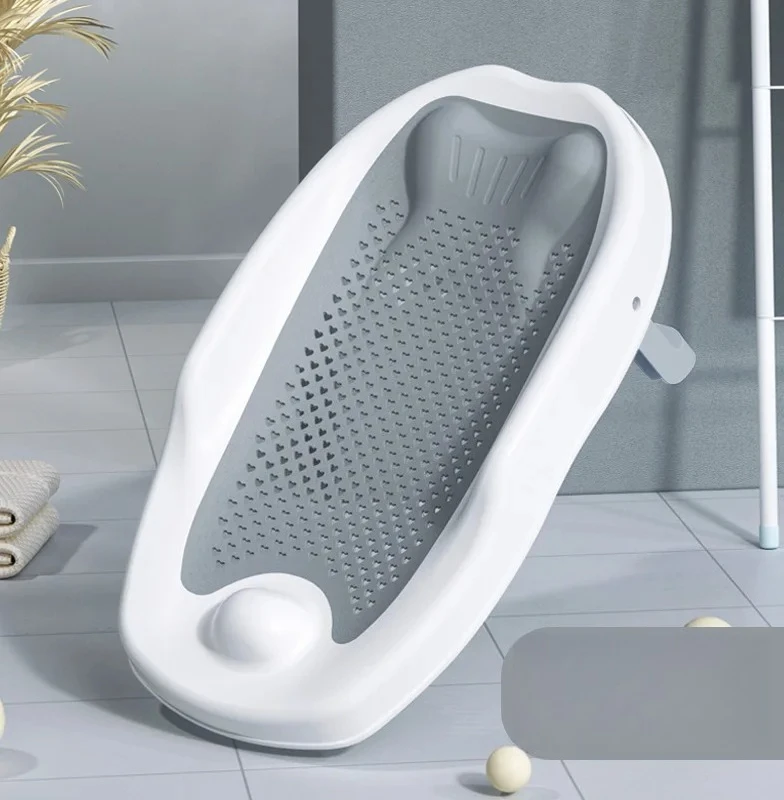Cuscino per sedile per rete da bagno regolabile per neonato Tappetino per rete da bagno antiscivolo per bambini Rete da doccia per bambini Supporto per letto da bagno universale - immagine 6