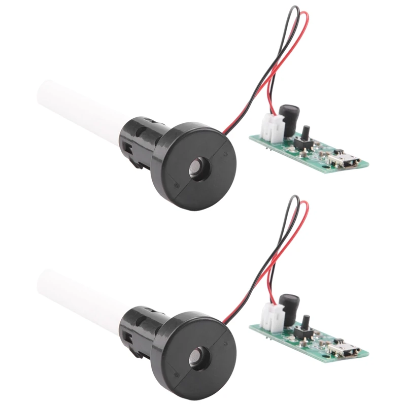USB 미니 가습기 미스트 드라이버 회로 기판, 안개 분무 필름, 분무기 시트, DIY 키트, 2 개 USB 미니 가습기 미스트 드라이버 회로 기판, 안개 분무 필름, 분무기 시트, DIY 키트, 2 개