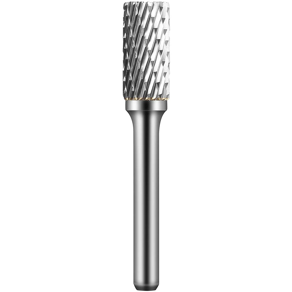 

Tungsten Carbide Burr Double Cut Rotary Tool Die Grinder Bits 1/4 Inch Shank for Wood Carving Metal Working Grinding