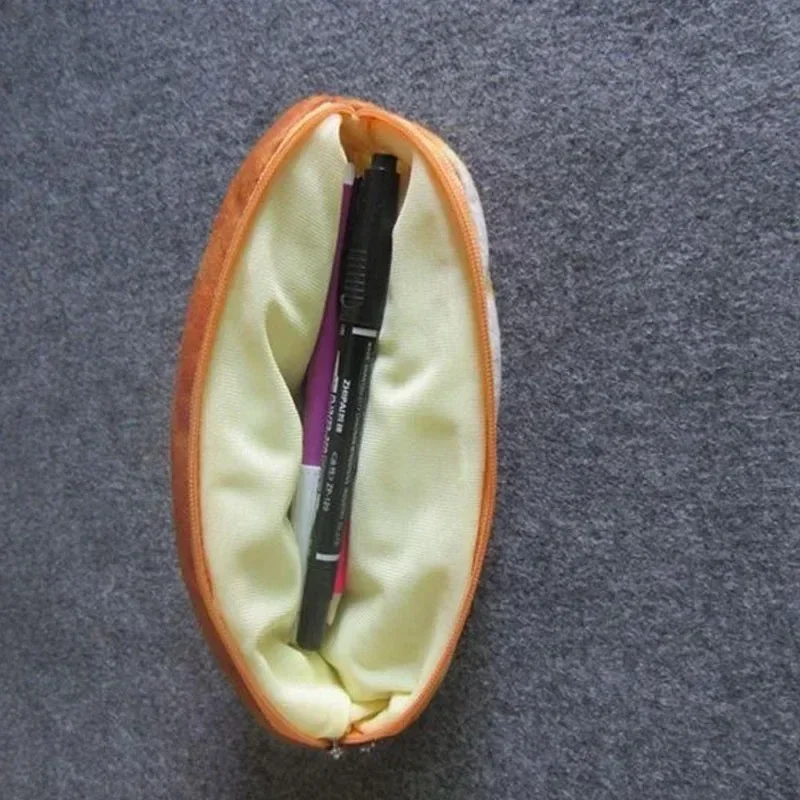 Creative Stationery Box Bread Shaped Pencil Case Large Capacity Fun Pencil Case Children's Gift Back School Stationery Supplies