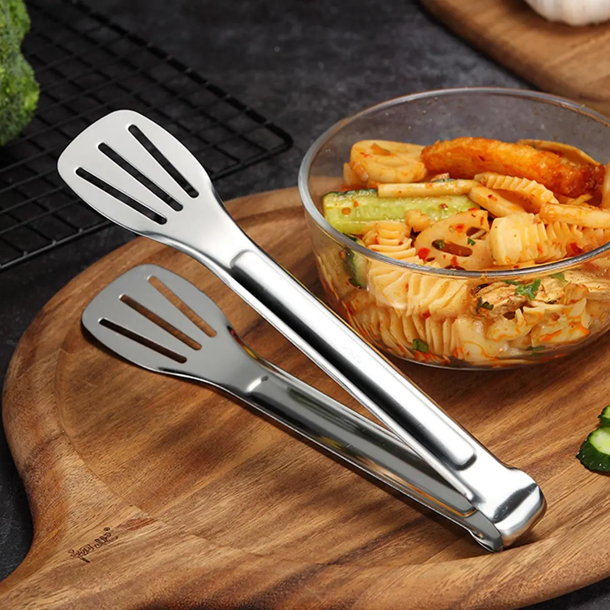 Household Barbecue Tongs Kitchen Food Tongs