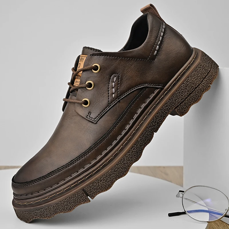 Casual Men Shoes Brand.Brand Men's Casual Shoes Soft Sole Thick base Shoes high quality ...