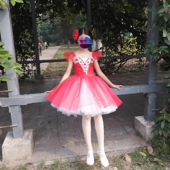 الصيف فتاة فستان الباليه توتو الاطفال ملابس الأطفال يوم Vestidos ملابس رقص الفتيات فساتين غير رسمية ثياب الباليه الزي