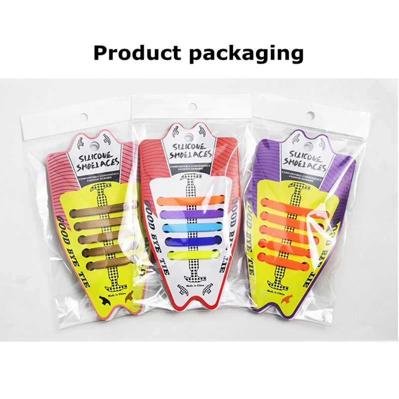 Children's Shoe Laces Without Ties Silicone Shoelaces Elastic Easy To Put On And Take Off Little Baby Lazy Lace 10 Pcs/1 Pair