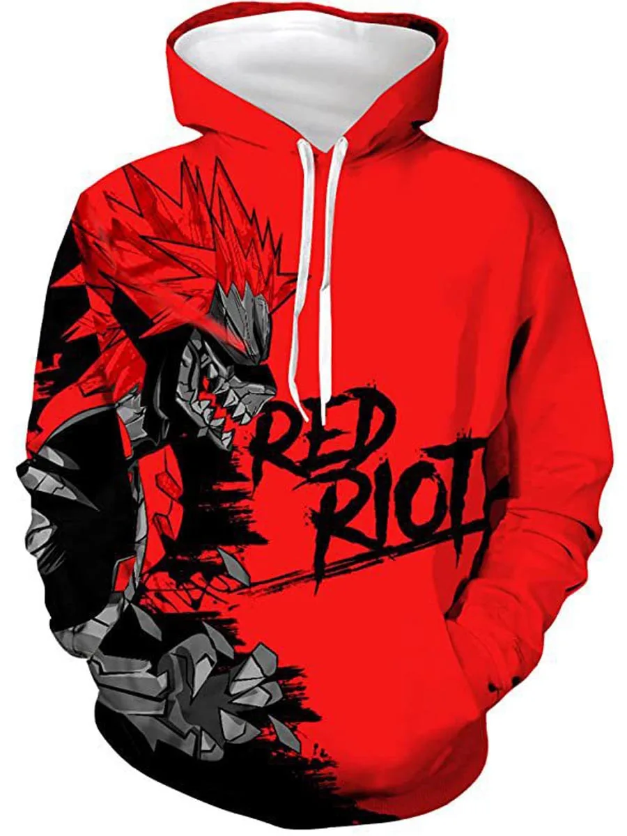 Bakugo Hoodies MHA Sweatshirt Todoroki Deku Pullover Jumper