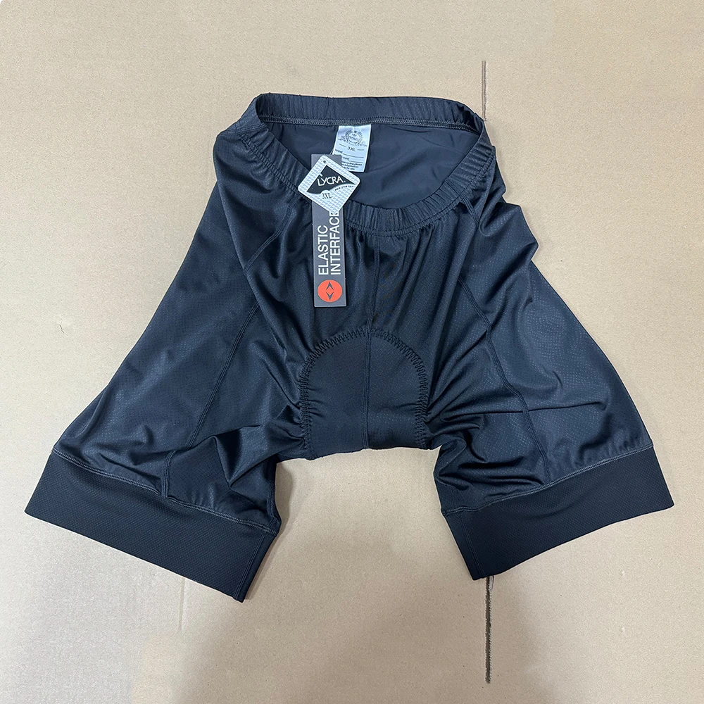 Hot High Quality Boneless sewingNew Technology ELASTIC INTERFACE black Luminous Summer cycling Bib shorts No