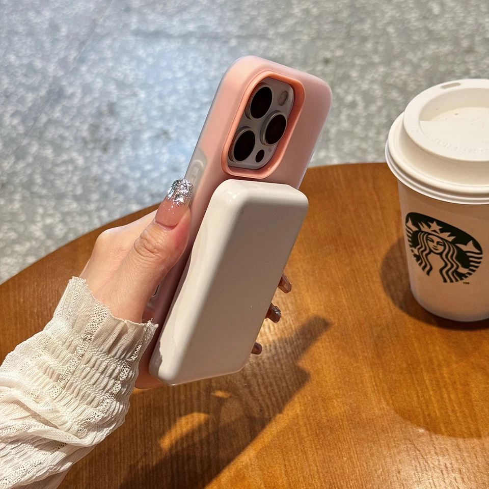 Magnetic Wrist Strap Phone Case with Lanyard - Matte Protector & Wireless Charging Compatible