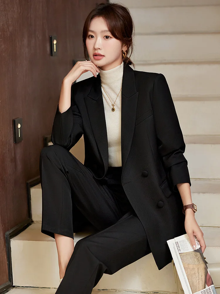 

Pink Leisure Commute Suit Female 2023 Autumn New Fashion Temperament Go-Getter Girl Style High Sense Slimming Suit Coat