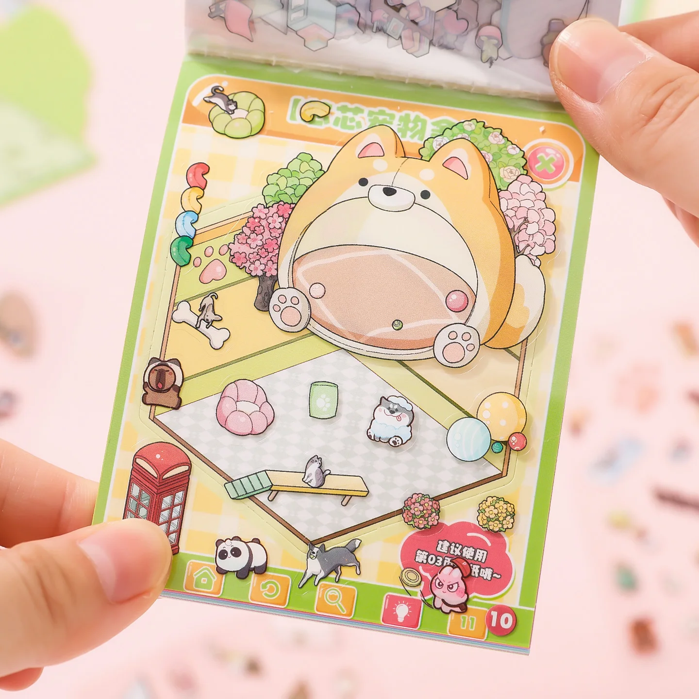 Mini Scenery Sticker Book: Creative DIY Visual Stacking Stickers
