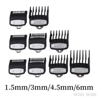 1.5mm 3mm 4.5mm 6mm Limit Comb For Wahl Electric Clipper Hair Clippers Guard Barber Shop Professional Cutting Guide Comb Y0731 1