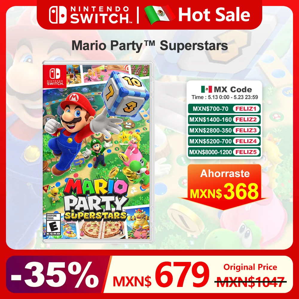 mario-party-superstars-jogos-nintendo-switch-100-original-oficial-jogo-fisico-cartao-festa-genero-para-switch-oled-lite