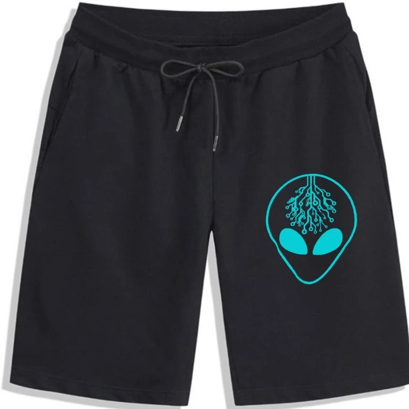 

Alien Shorts Screen Printed Blue & Navy Unisex Men's shorts Shorts man