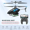 4K HD Dual Camera Smart Obstacle Avoidance Electric RC Helicopter Toy 2.4G 100M Speed Switch  APP Dual Remote Control Helicopter 6