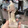 Natural Persian Agate Witch Carving Halloween Decoration Aesthetic Feng Shui Healing Crystal Witch Reiki Gift 1PCS 2