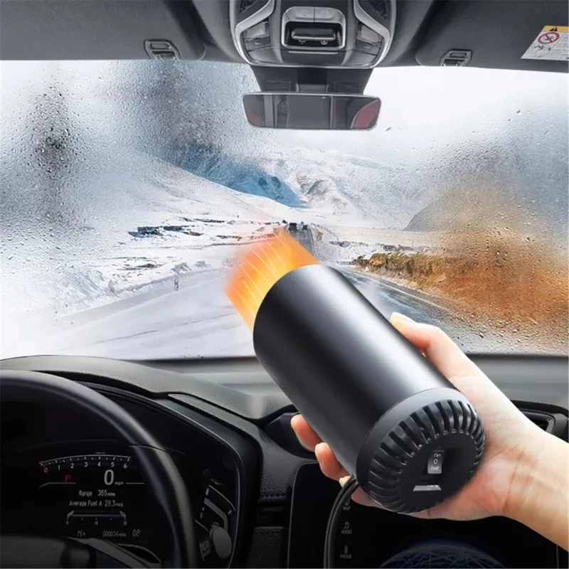12v Car Heater Vehicle Heating Cooling Fan Portable Defrosting And