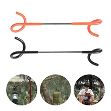 

Tent Pole Lamp Holder Hook Double Head Tools Portable Lantern Hanger Hook Outdoor Camping Equipment Hiking Fishing Accessories