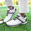 LiXingMing Men Golf Shoes White Large Size Waterproof Cleats Golf Footwear Teenager Outdoor Games Training Golf Sneakers 39-48# 3