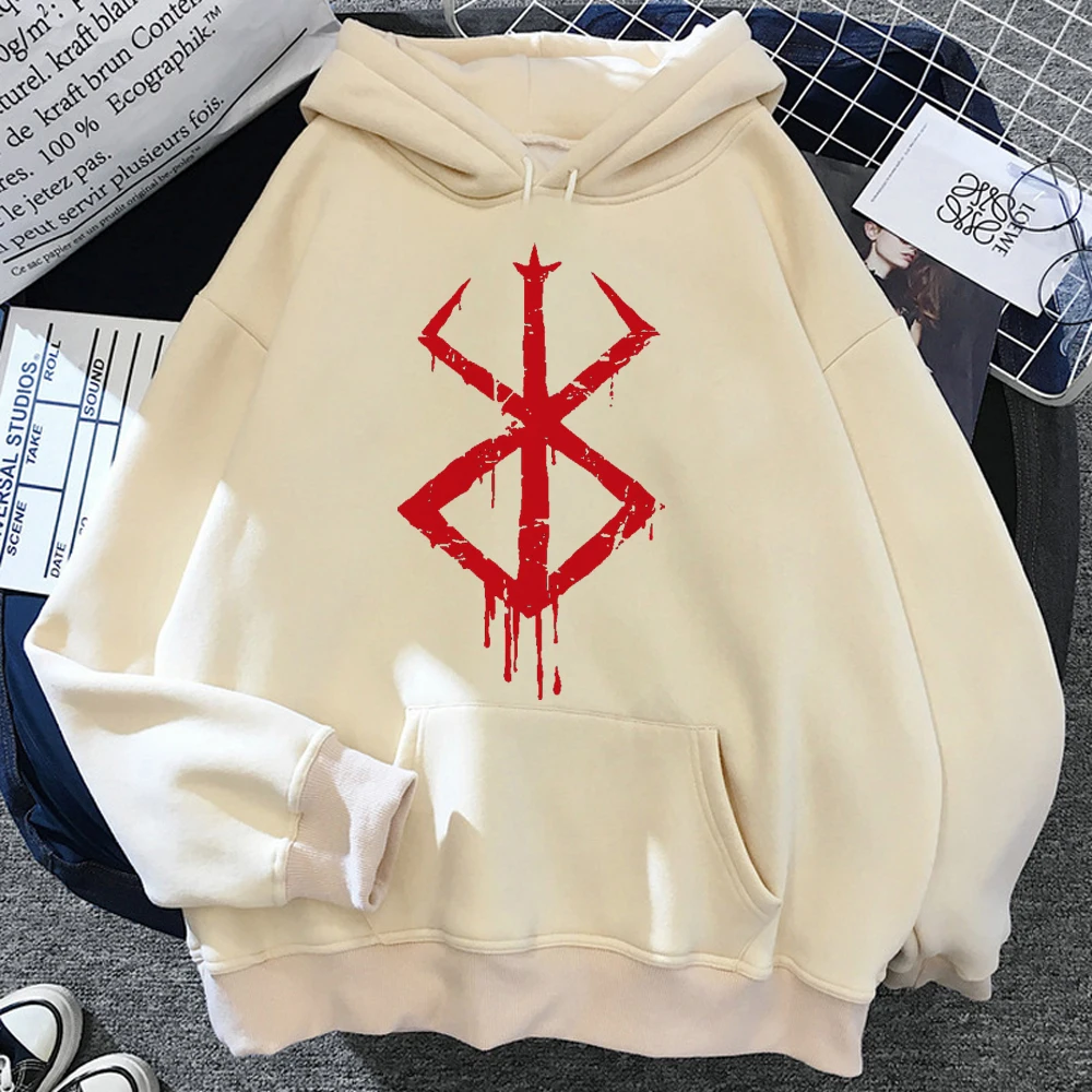 

Berserk hoodies women funny harajuku anime Fleece Pullover tracksuit women vintage clothes