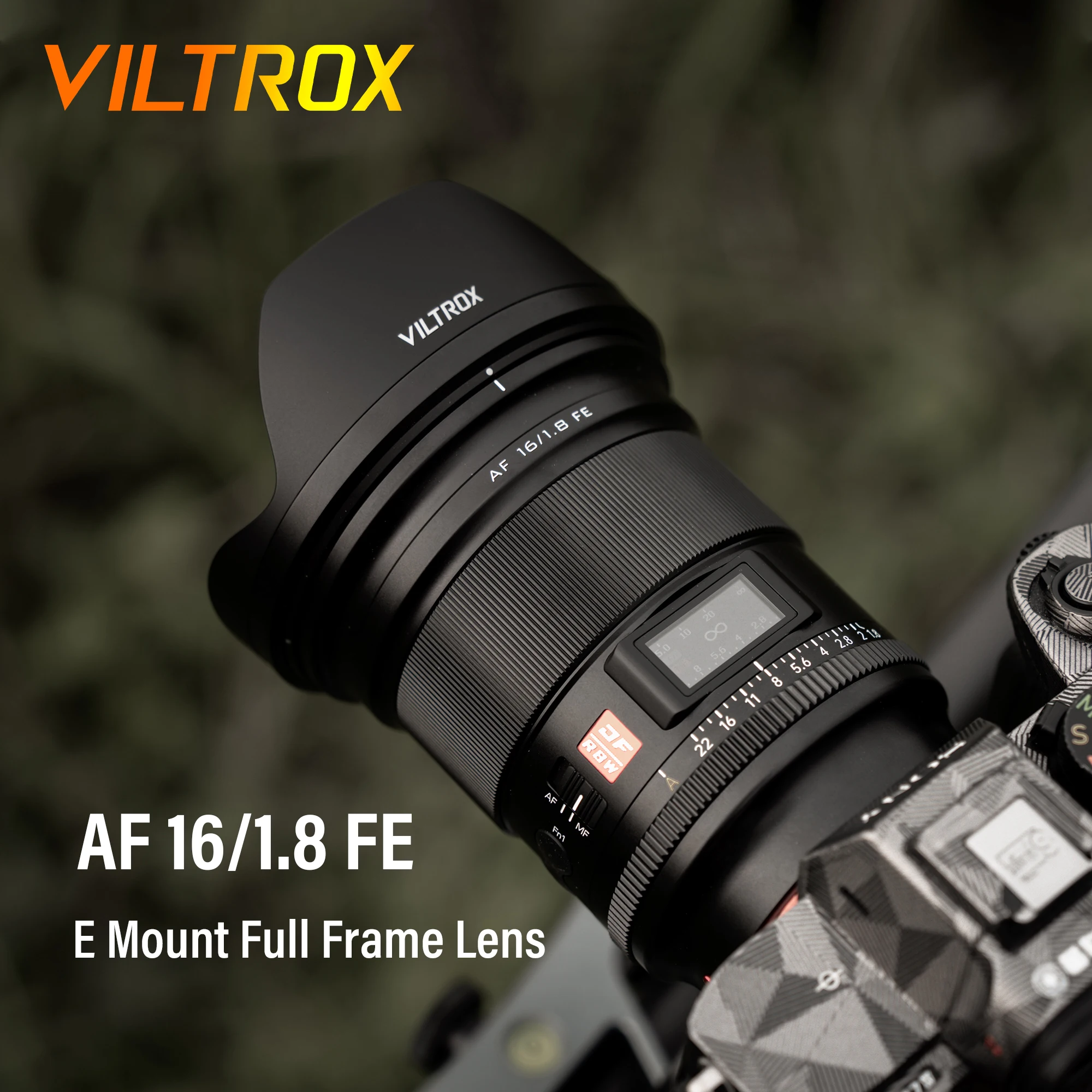 VILTROX 24mm 35mm 50mm 85mm F1.8 for Sony E Camera Lens Auto Focus Full Frame Prime Large Aperture Portrait Sony E Mount A7C ii