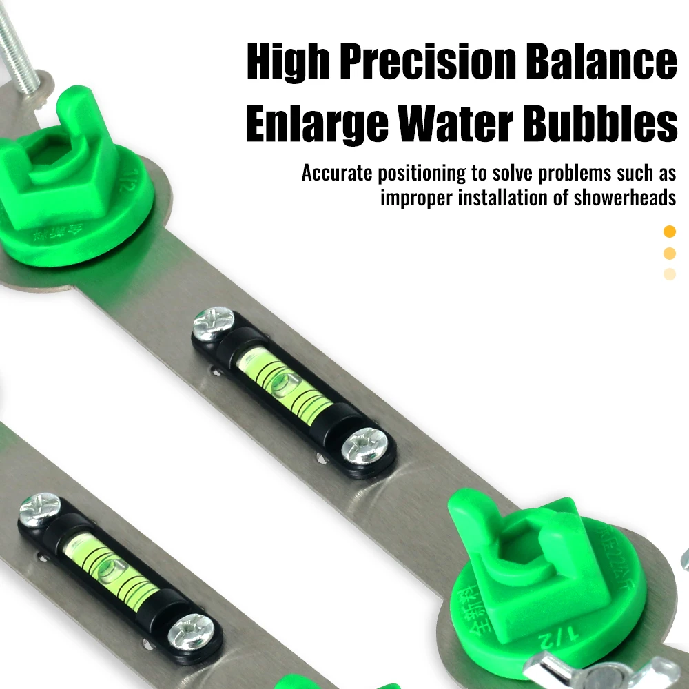 1/2-Inch Pipe Leveling Tool – Stainless Steel Adjustable Fixing Bracket for Hot and Cold Water Pipes, Durable and Easy to Use 5
