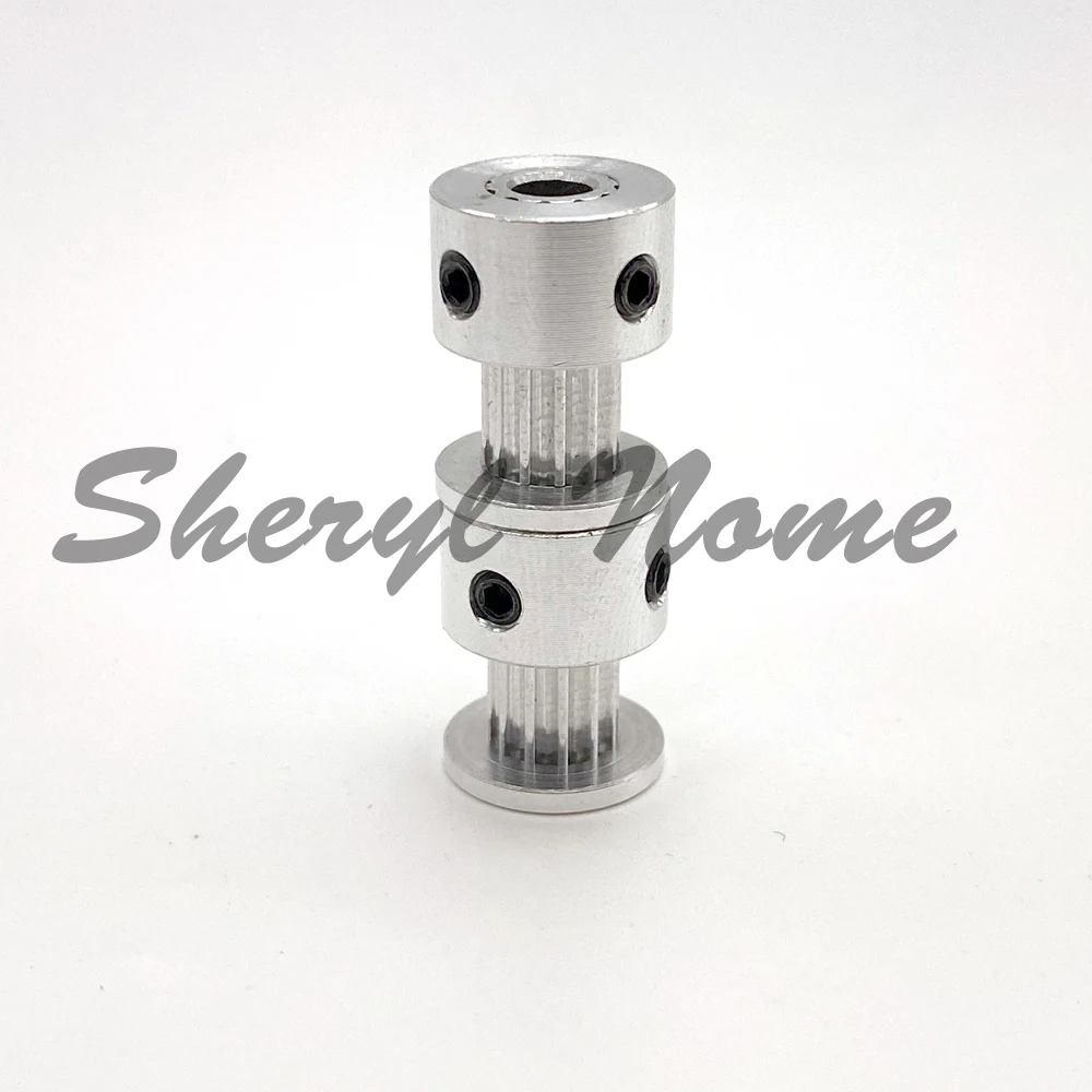 2GT Synchronous Pulley 3D Printer Accessories 12 14 16 17 18 20teeth GT2 Timing Belt