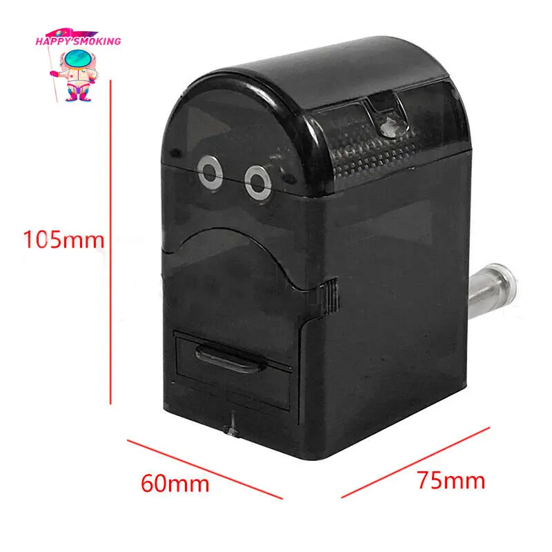 Plastic Grass Grinder with Handle Tobacco Cutting Machine Dry Herb Crusher Grinders Smoking Accessories herb grinder tobacco grinder