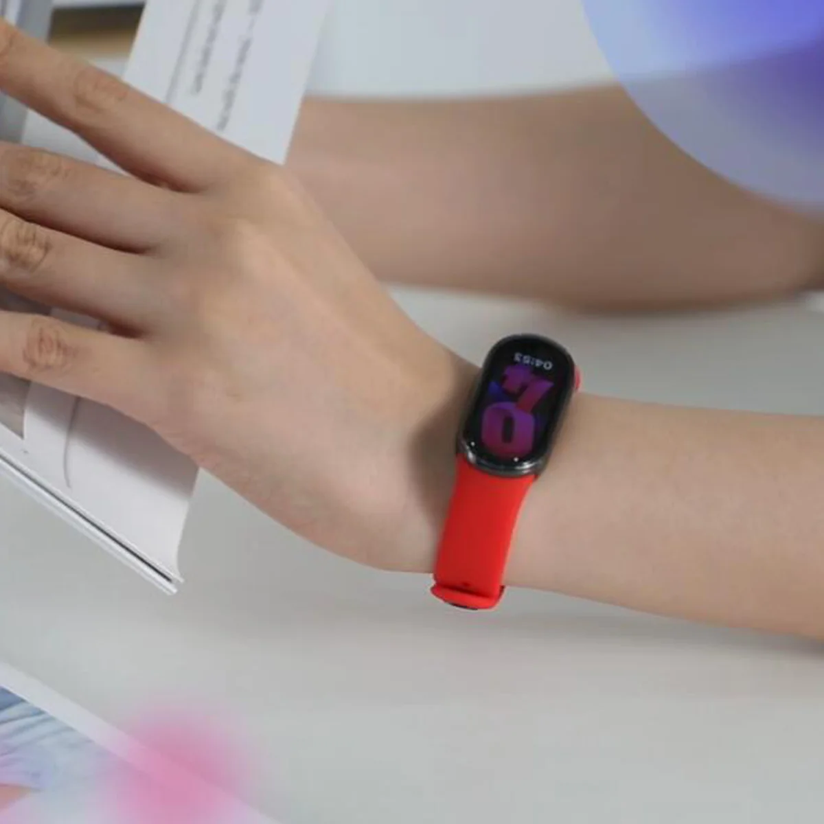 Silicone Sport Bracelet Rubber Smartwatch Band Strap