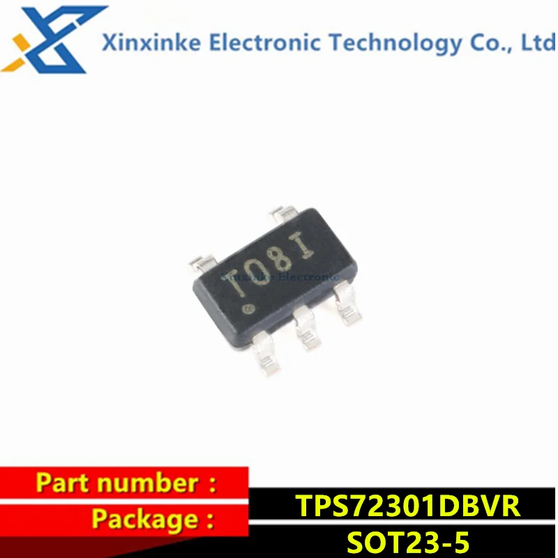 

5PCS TPS72301DBVR SOT23-5 ADJ 200mA Low Dropout Linear Regulators