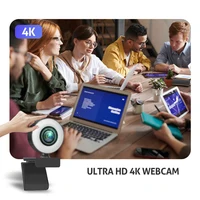 4K Webcam 2K Full HD Web Camera With Microphone LED Fill Light USB Web Cam Rotatable For PC Computer Laptop for Youtube - Image 4