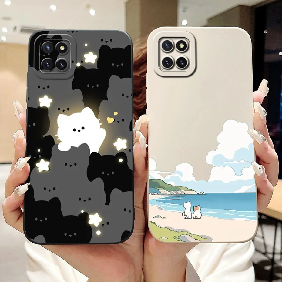 Elegant Soft Silicone Protective Case for Samsung Galaxy Note 10 Lite - Sleek and Fashionable Design