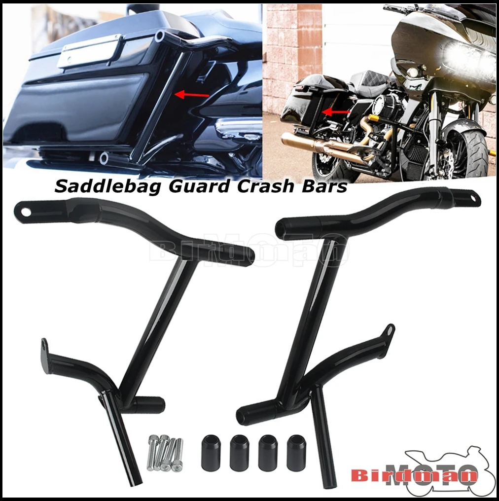 

Для Harley Touring Saddlebag Rail Guard Protector Fit Street скользящий Electra Glide Road King Road Glide заднее седло боковой аварийный стержень