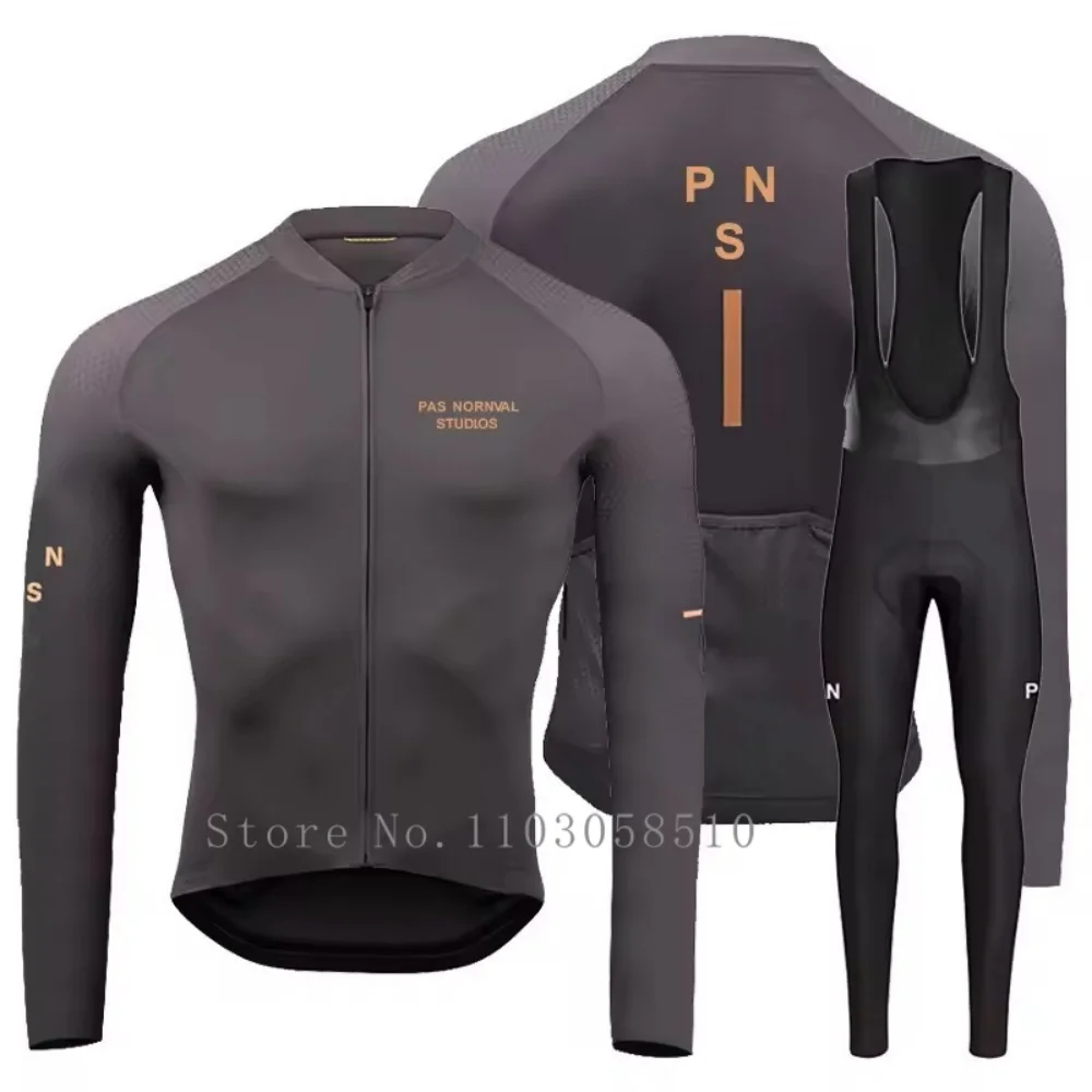 Men Autumn Cycling Jersey Set Spring Long Sleeve Clothing Ciclismo Bicycle Clothes Triathlon Profession Maillot Hombre