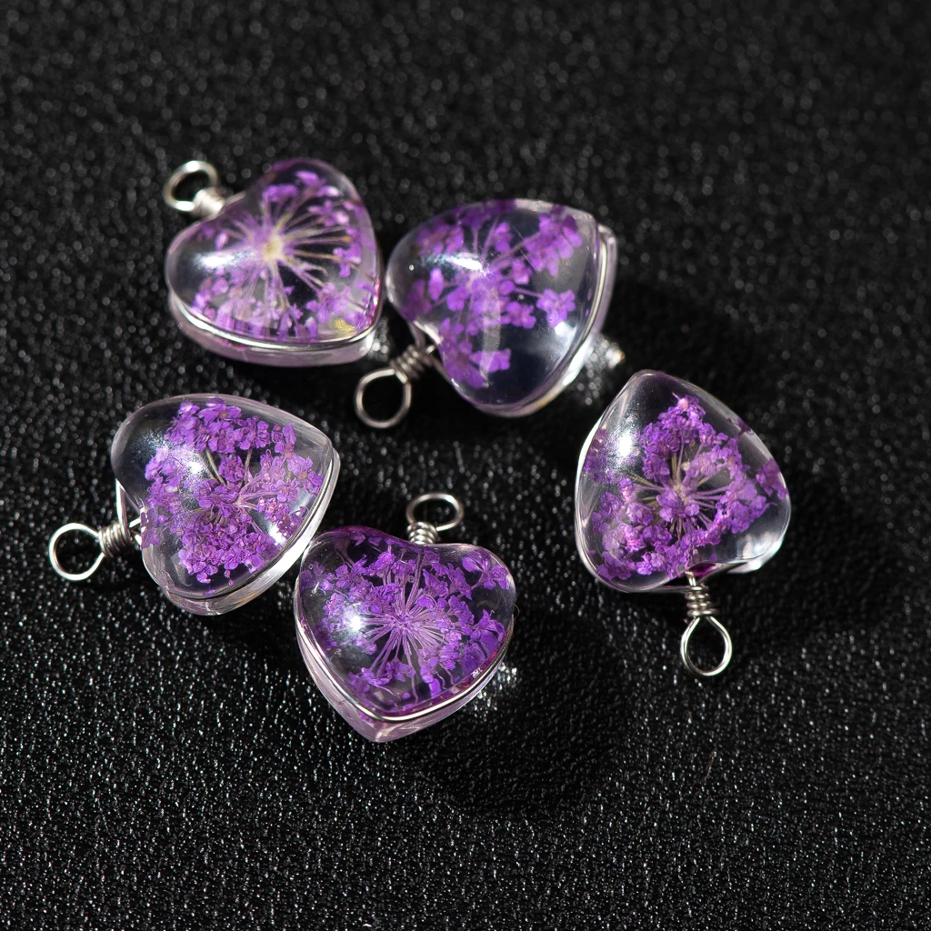Kleine Liebe Gypsophila Blume Glasperlen Ohrringe Halskette Armband Zubehör Großhandel z047 – Detail 12