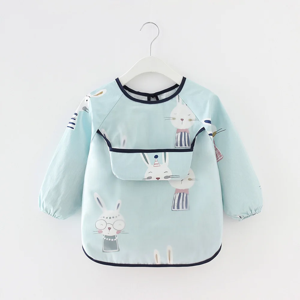 Baby Bibs Feeding Bibs Apron Pocket Infant Boys Girls Burp Cloth Bandana Bibs for Kids Toddler