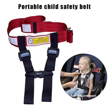 Imbracatura per bambini da viaggio per uso domestico Pratico sistema di ritenuta di sicurezza regolabile facile da installare per accessorio da viaggio in aereo per bambini