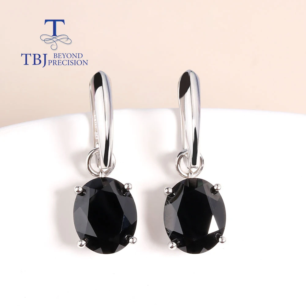 Earrings Black Stone Silver | 925 Silver Black Stone Earring