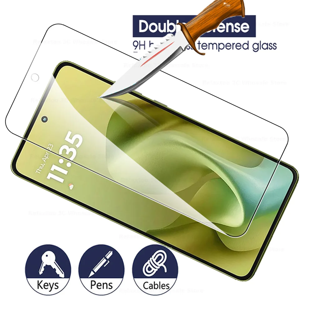 Premium Screen Protector Set: 2-Pack Tempered Glass Film for Motorola Moto G86 Power