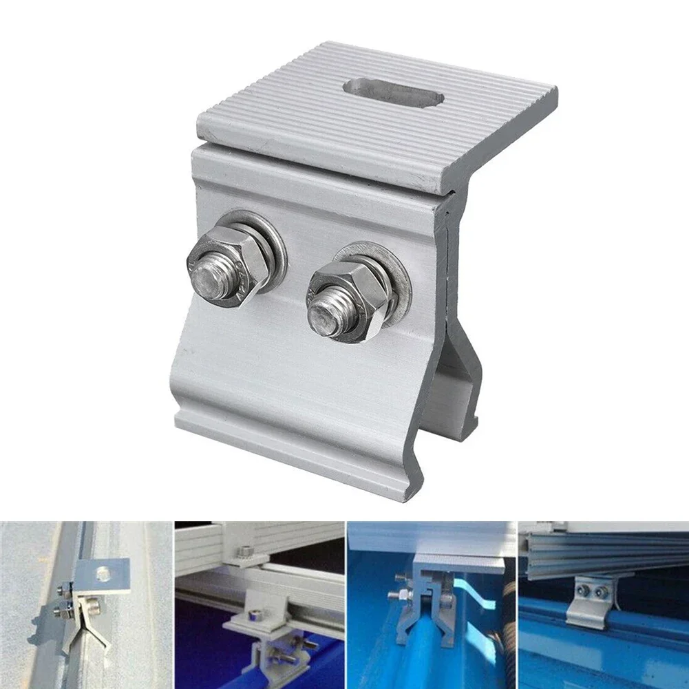 Solar Panel Mount Accessories Mounting Bracket Solar Panel Stainless Steel 4pcs Anodizing Mounting Bracket Sliver And Boat Clear Mill Finish