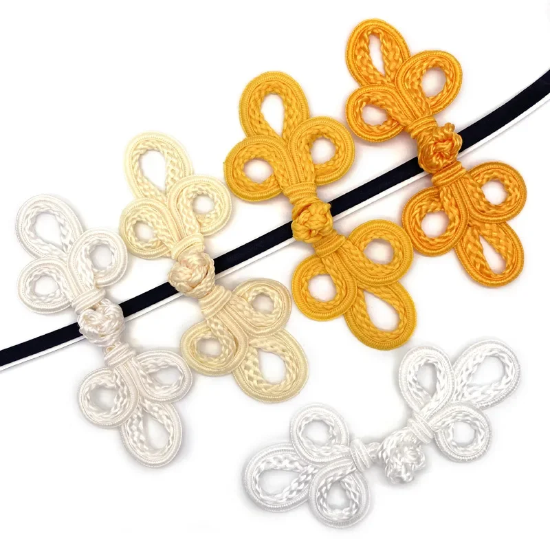 10 Pairs Chinese Frog Closures Buttons Knot Fastener for Cheongsam Tang Suit Traditional Handcraft Decor 5