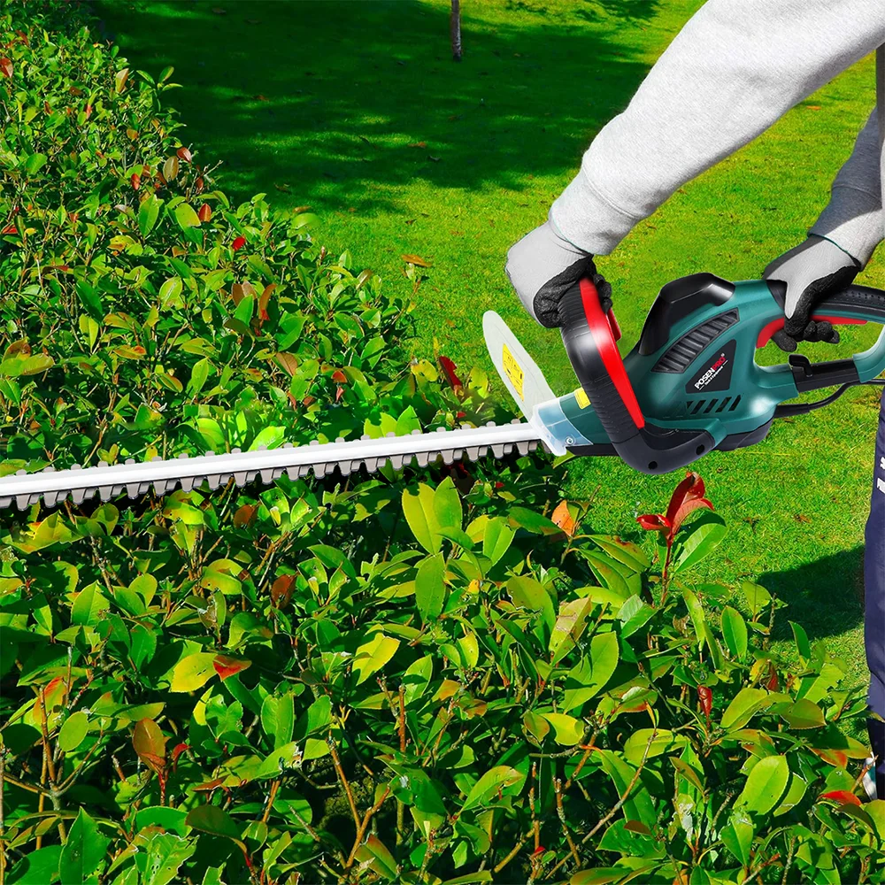 POSENPRO Corded Electric Hedge Trimmer 600W Tree Cutter with 55cm Length & 16mm Cutting Width Blade and Blade Cover Included images - 6