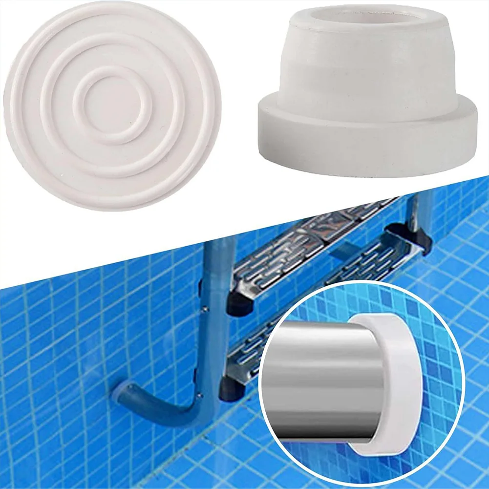 1/2/4PCS Swimming Pool Ladder Rubber Bumper Universal Pool Ladder Tubing Inside Plug Bumper Cap for Inground Pool