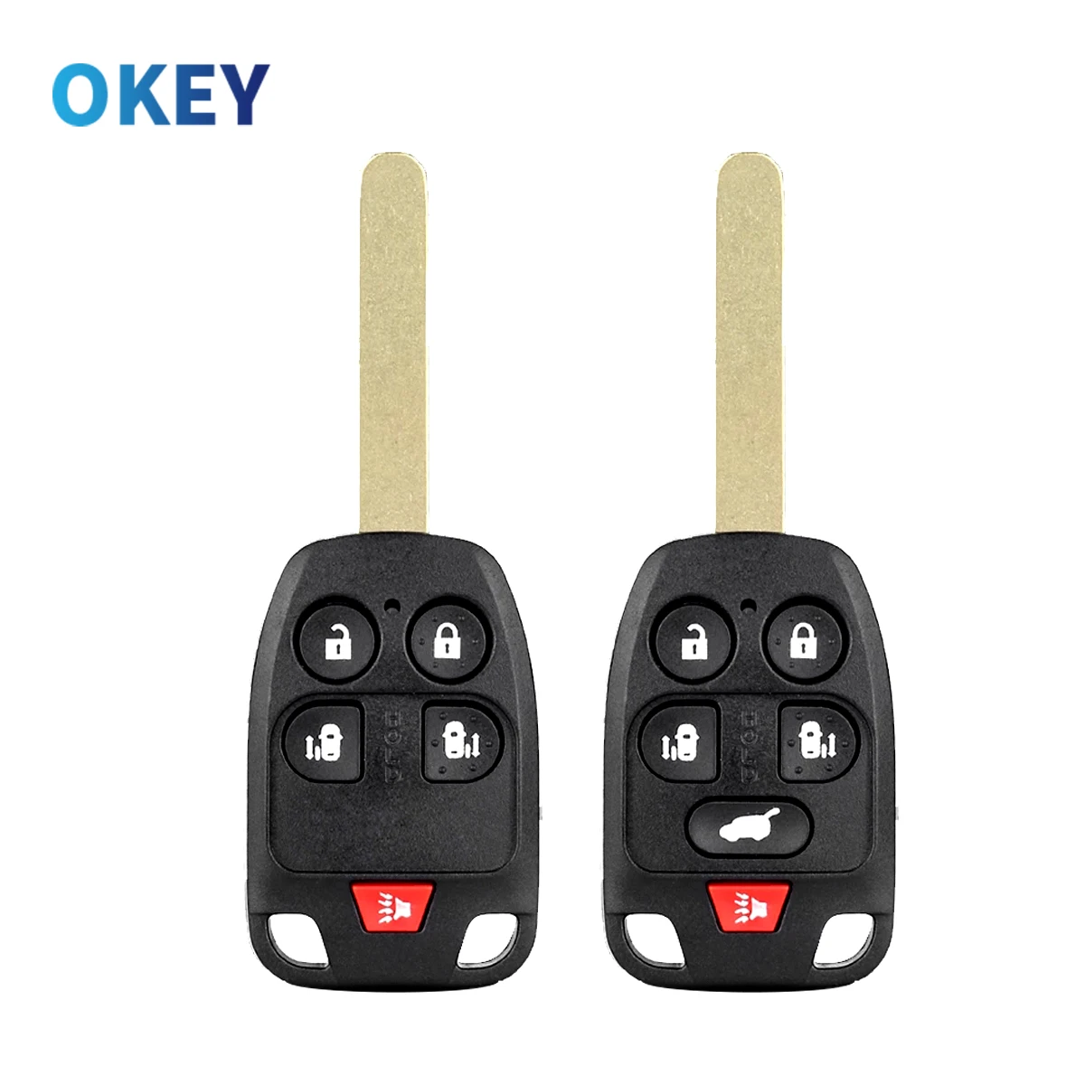 Okey Remote Car Key Shell Replacement Case For Honda Odyssey 2011 2012 2013 2014 Cover Fob 6 Buttons Auto Accessories 2 3 buttons remote car key shell fob fit for honda accord crv pilot civic 2003 2007 2008 2009 2010 2011 2012 2013 key case