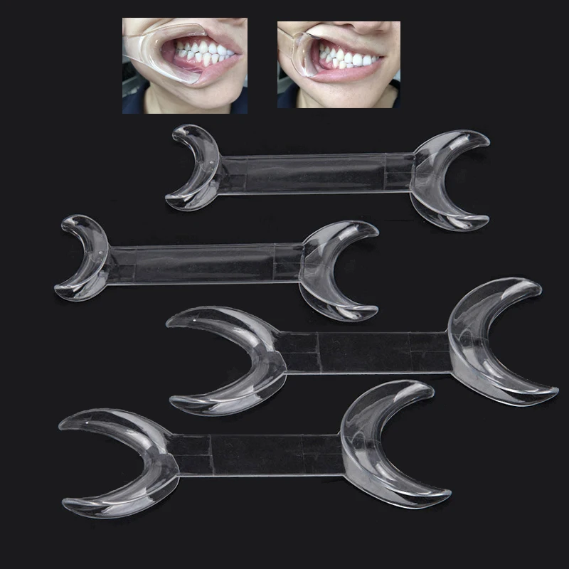 Dental Doubleheaded Intraoral Cheek Lip Retractor 4pcs Mouth Opener Dental Intraoral Mouth