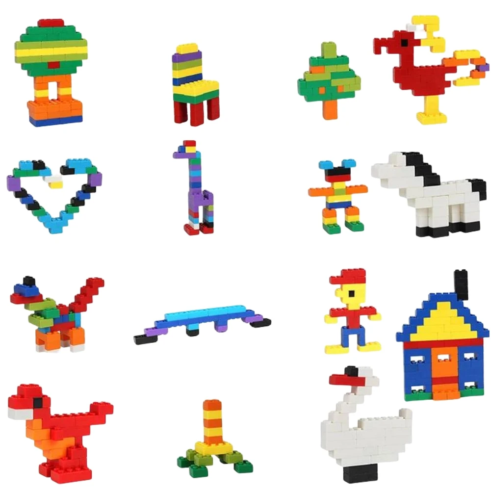 125/250g Building Blocks Bulk Lot Pack Sorte Bricks Block Plate Toys Small Particles Bulk Fit Legoeds Gift for Kids 6
