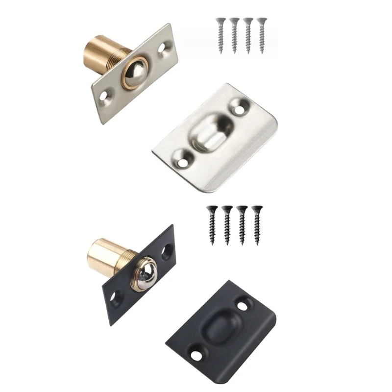 

2Pcs Roller Ball Door Catches Adjustable Door Ball Latches Spring Ball Bearings Door Catch Door Hardwares for Cupboard Dropship