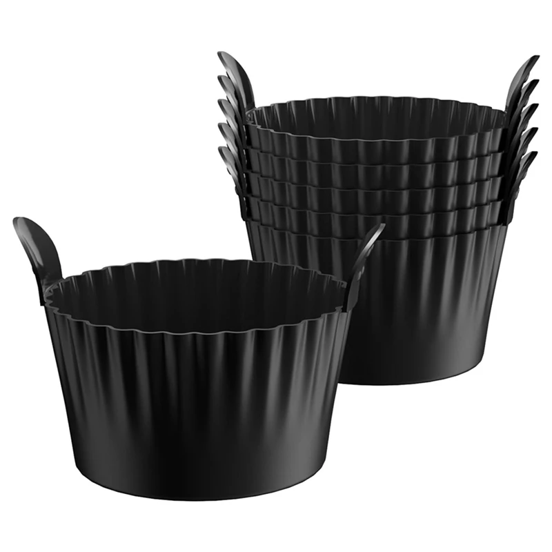 

6Pcs Silicone Air Fryer Egg Mould Reusable Air Fryer Egg Poacher Non Stick Cupcake Muffin Cups For Microwave Oven