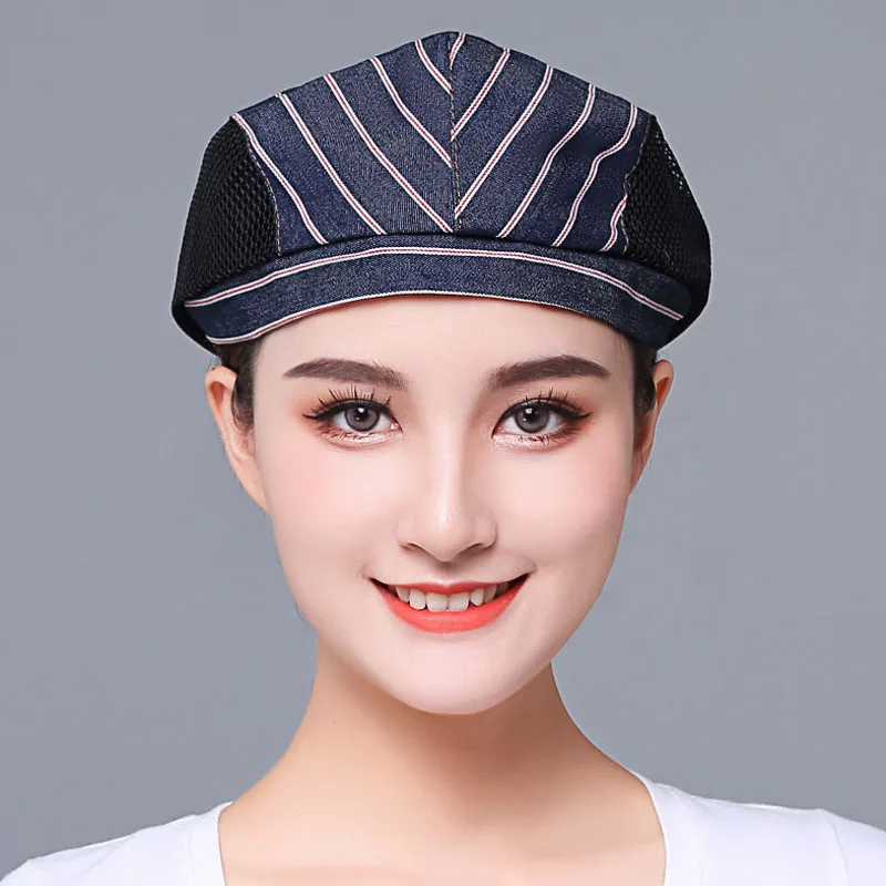 Chef's Cap Restaurant Man Chef Cooking Hat Hotel Woman Kitchen Hats Coffee Shop Cake Shop Cook and Waiter Work Caps Berets milk tea shop cake shop waiter workwear shirt western restaurant coffee shop uniform work clothes spring and summer workwear sho