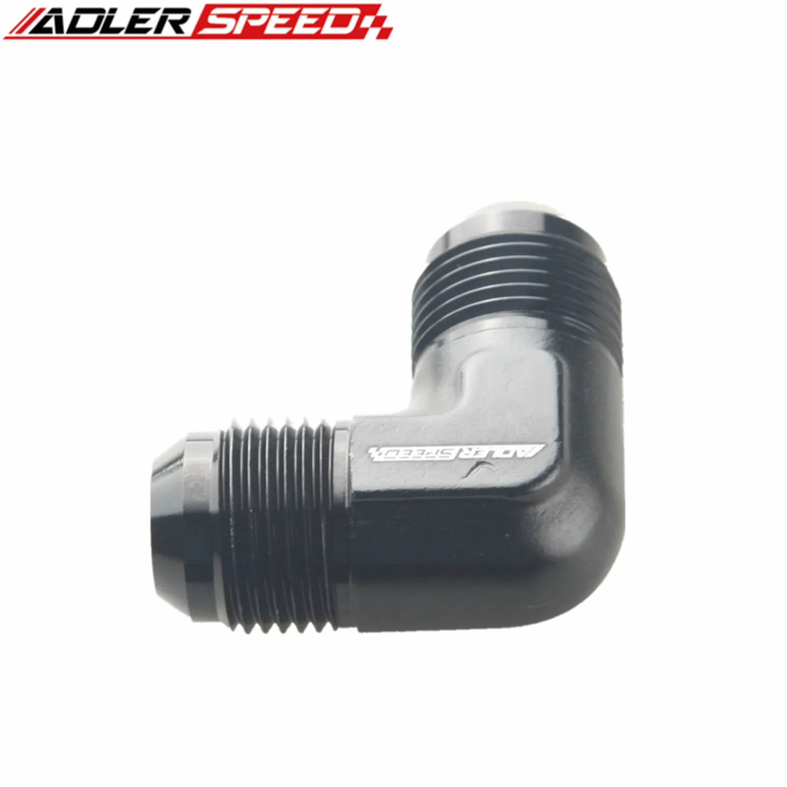 ADLERSPEED AN3 AN4 AN6 AN8 AN10 AN12 90도 남성 플레어 유니온 연료 연결 어댑터