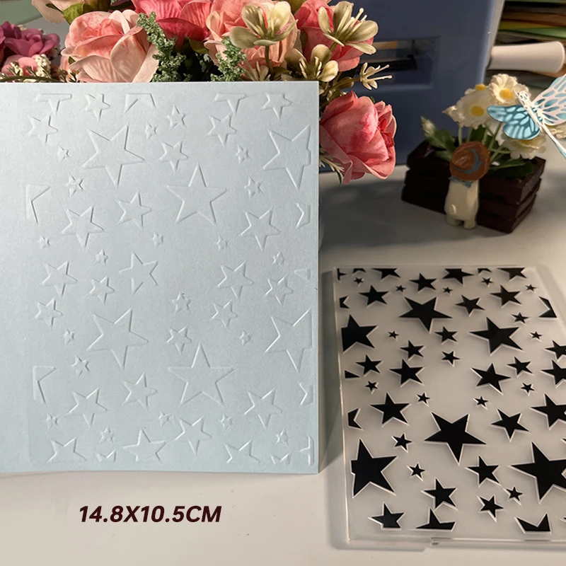 Plastic Embossing Folder 6 paper embossing tool