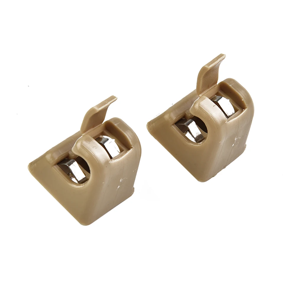 2Pcs For Mercedes Benz W123 W124 W126 W140 W201 Sun Visor Clips Holder Hook Bracket Hanger 12681000127101